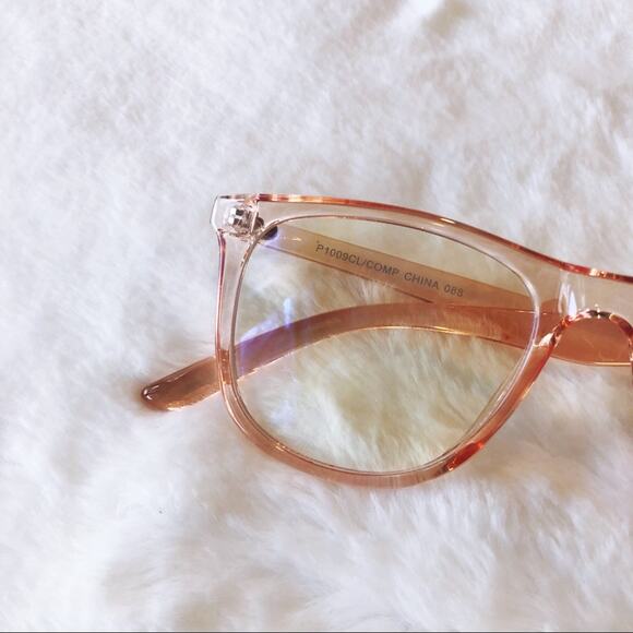 Nadia Pink Computer Blue Light Glasses - Picture 2 of 9